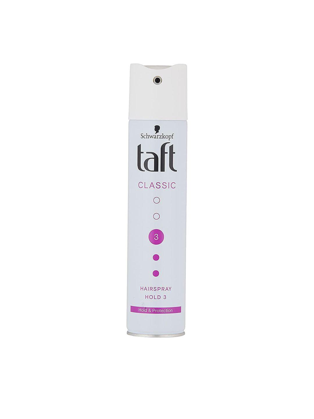 taft classic 3 hairspray to hold & protect - 250 ml
