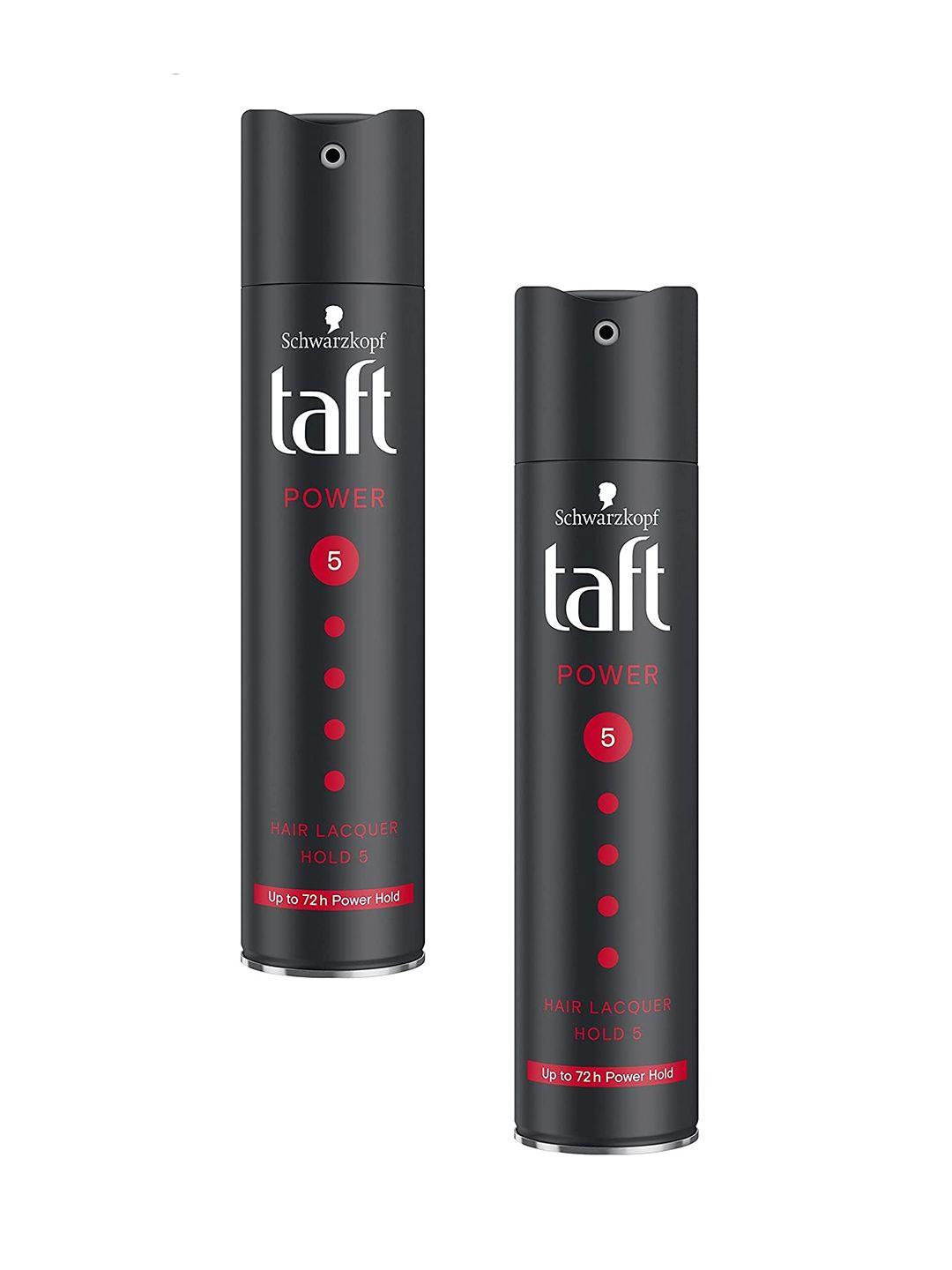 taft set of 2 transparent hair spray 500 ml