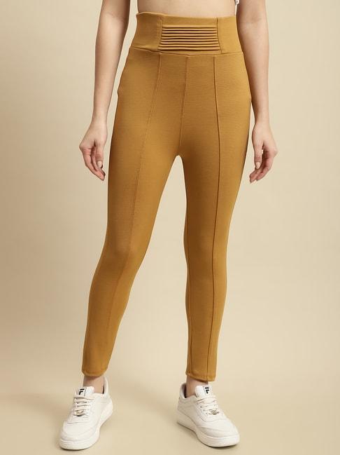 tag 7 mustard mid rise jeggings
