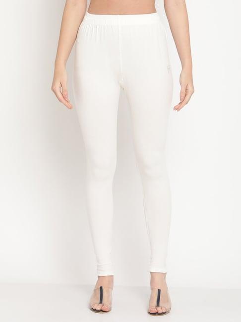 tag 7 off-white cotton leggings