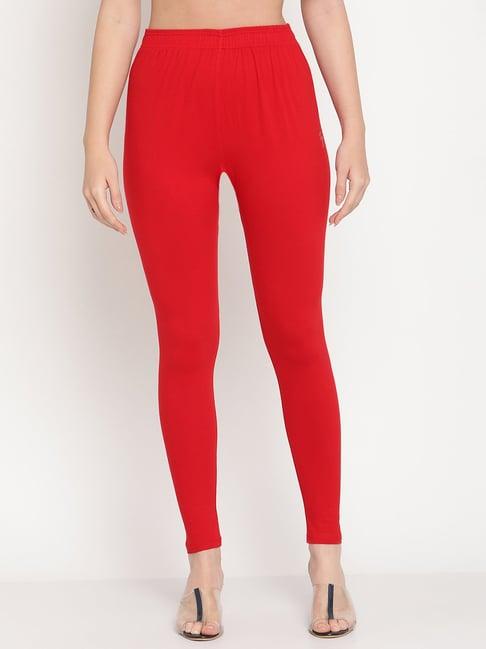 tag 7 red cotton leggings