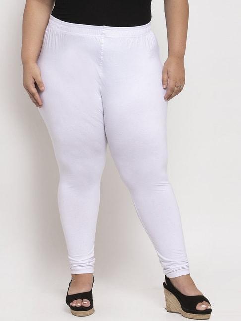 tag 7 white cotton plus size leggings