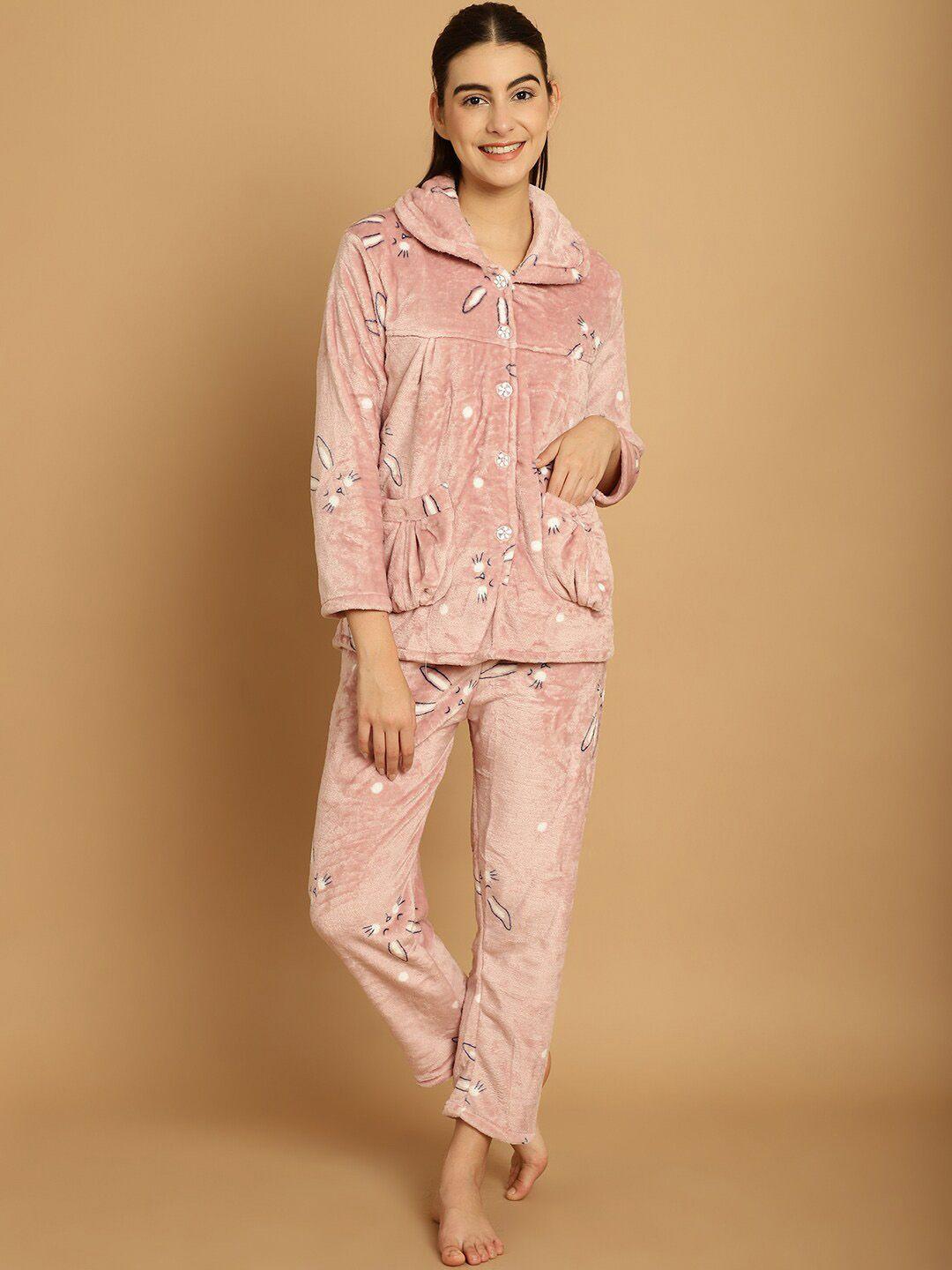 tag 7 conversational printed night suit