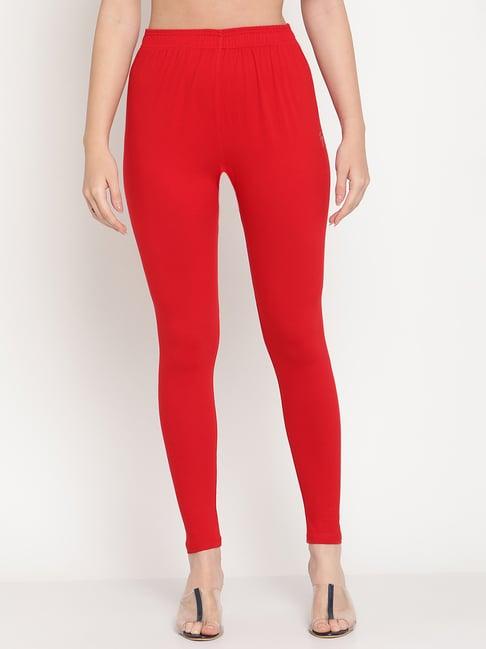 tag 7 red cotton leggings