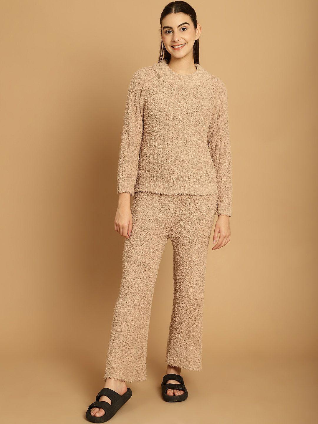 tag 7 self design sweater with trousers