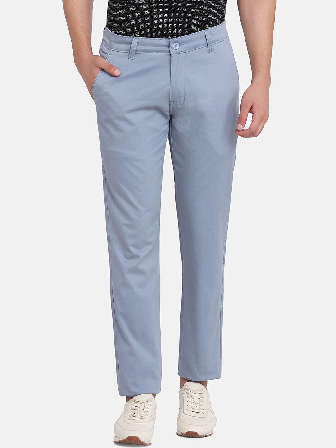 tahvo men blue comfort chinos trousers