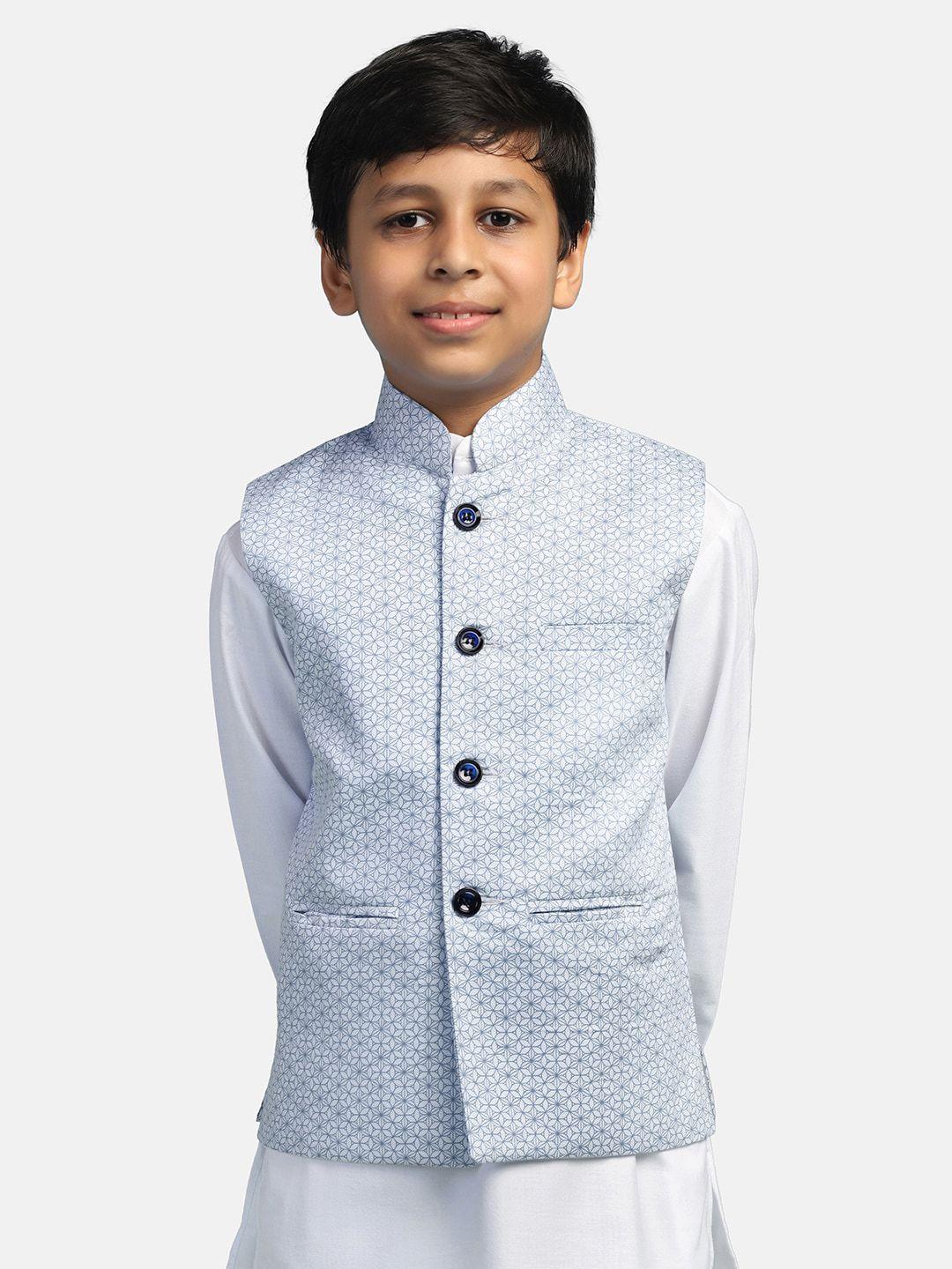 tahvo boys printed nehru jackets