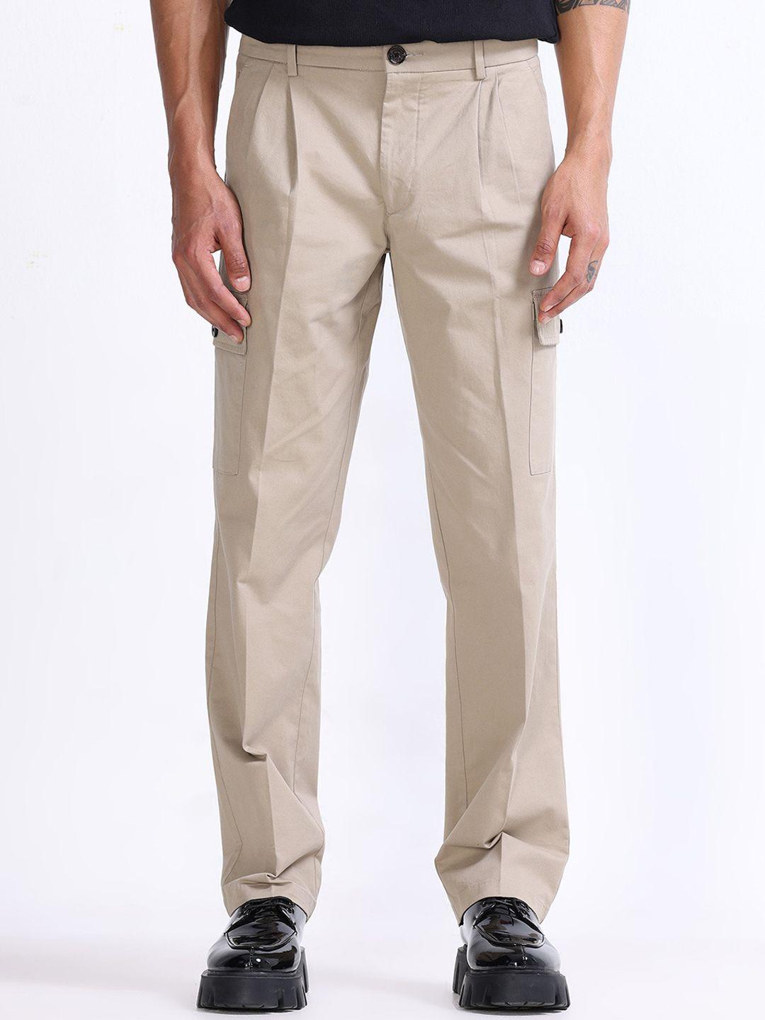 tailoraedge men relaxed loose fit cargos