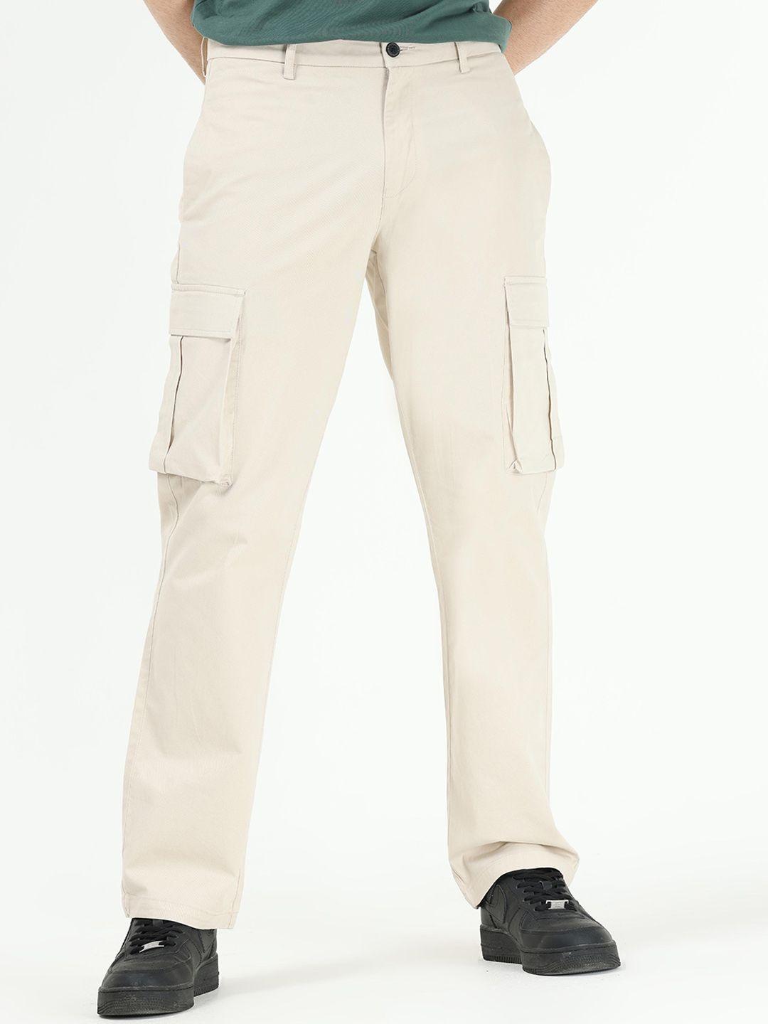 tailoraedge men tailored slim fit cotton cargos