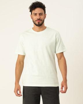 tailored fit crew-neck cotton t-shirt