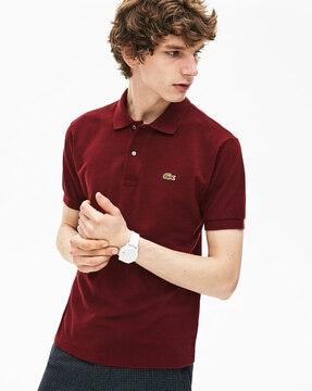 tailored fit polo t-shirt with branding