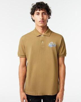 tailored fit polo t-shirt with short sleeves