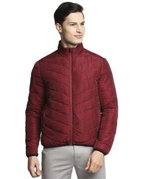tailored fit puffer jacket