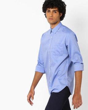 tailored fit shirt with patch pocket