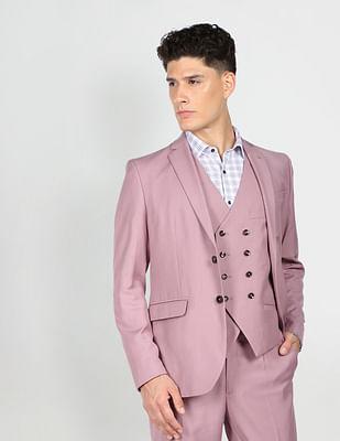 tailored regular fit three piece suit