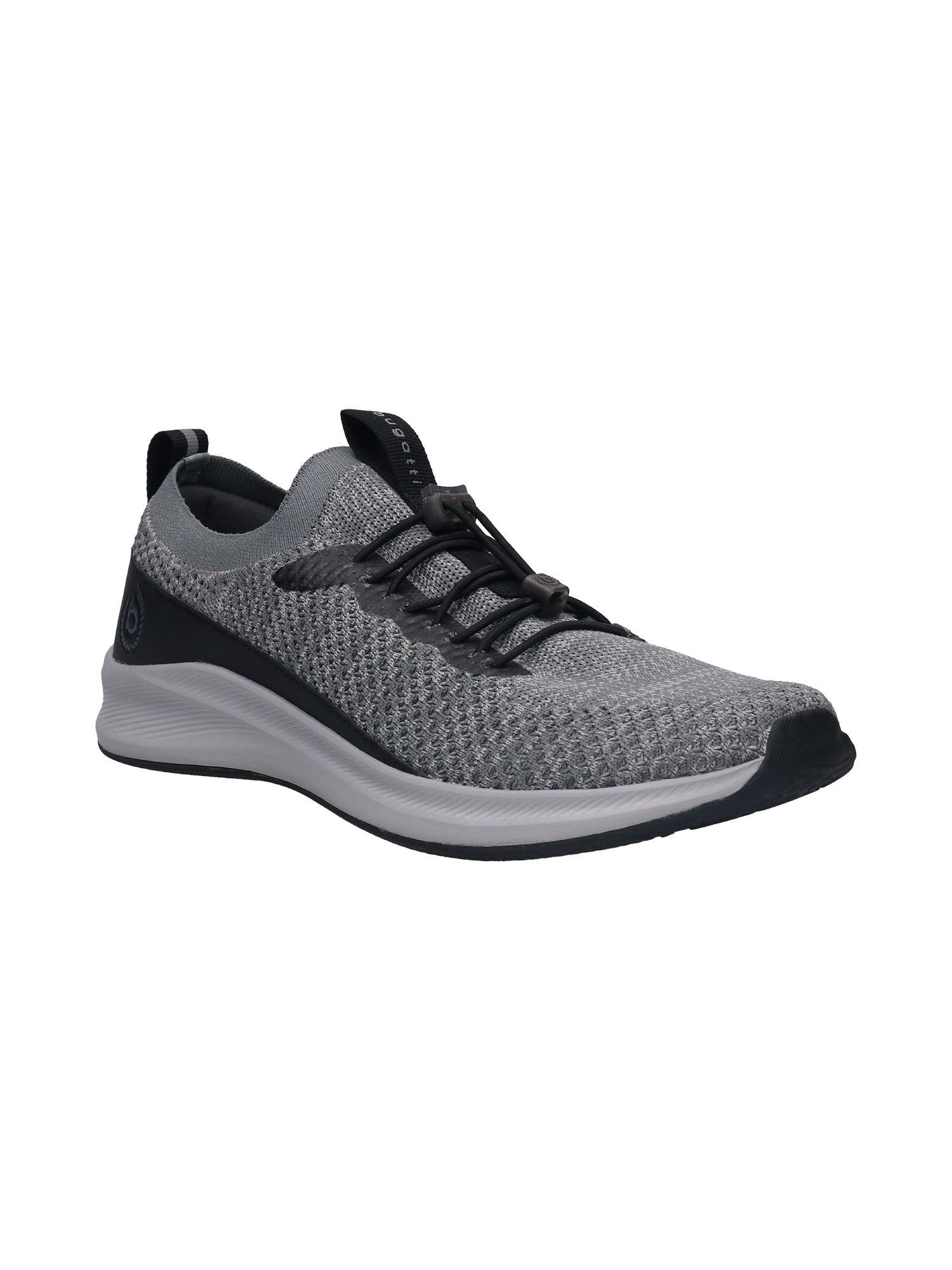 takka dark grey & light grey knitted sports running shoes