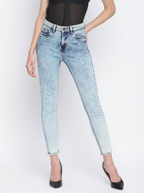 tales-&-stories-blue-distressed-jeans