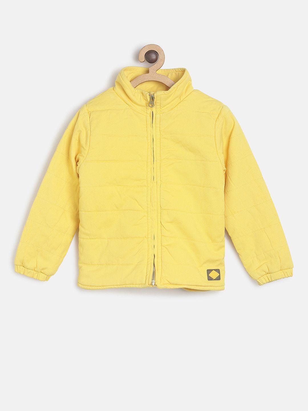 tales & stories boys yellow lightweight padded jacket