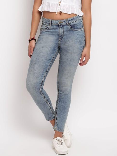 tales & stories blue mid rise jeans