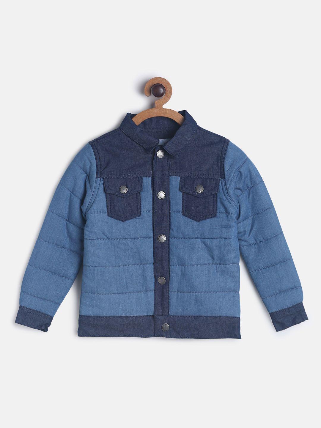 tales & stories boys blue lightweight padded jacket