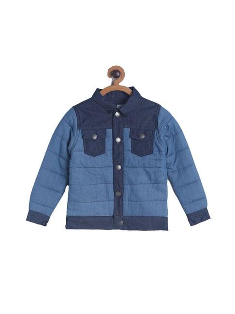 tales & stories kids blue quilted jacket