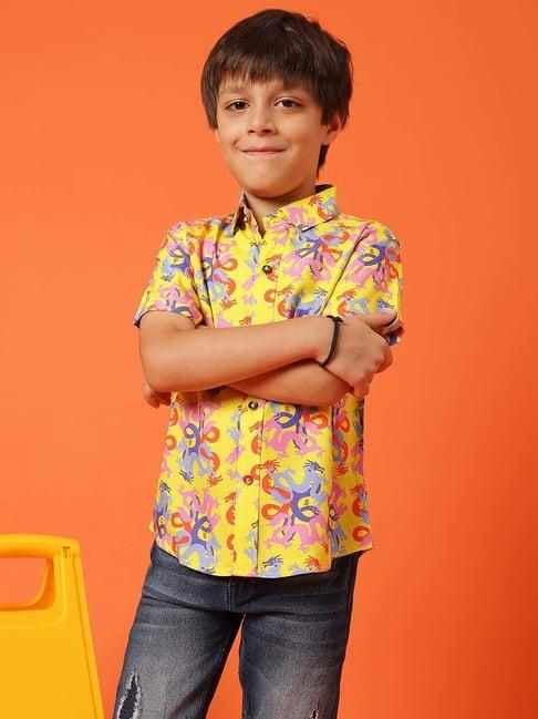 tales & stories kids multicolor printed shirt