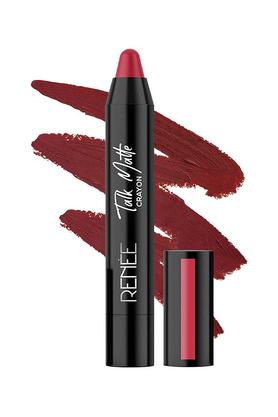 talk matte crayon lipstick - red shot