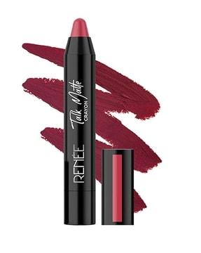 talk matte lip crayon - pink thunder