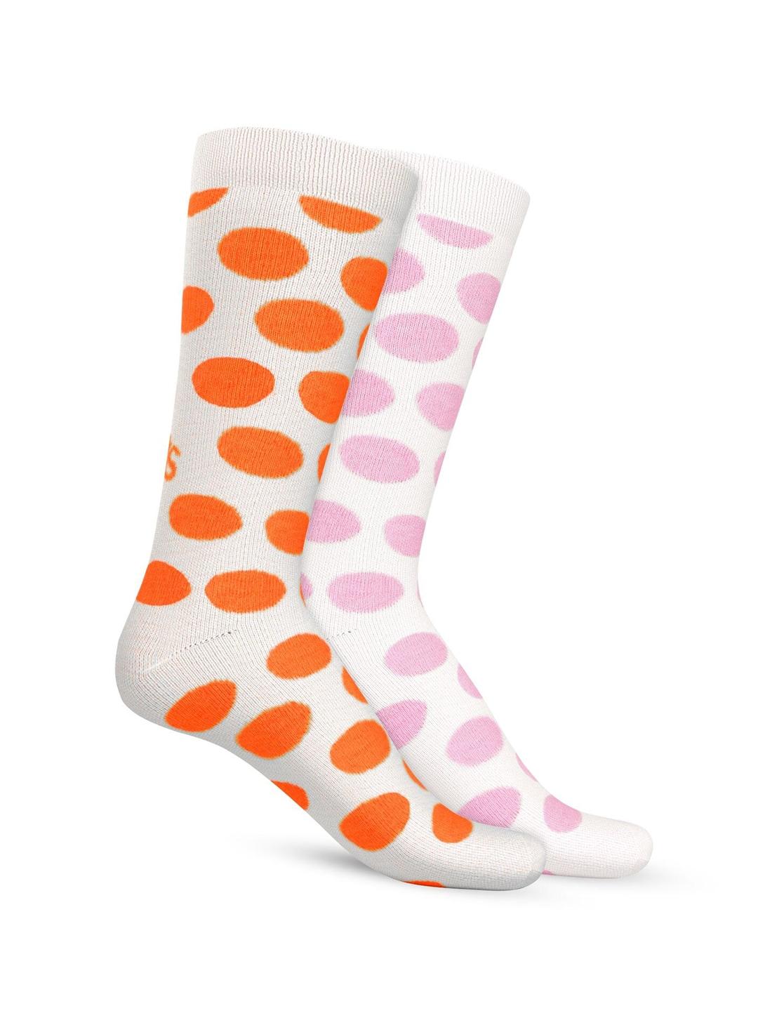 talkingsox unisex pack of 2 patterned durable moisture wicking calf length socks