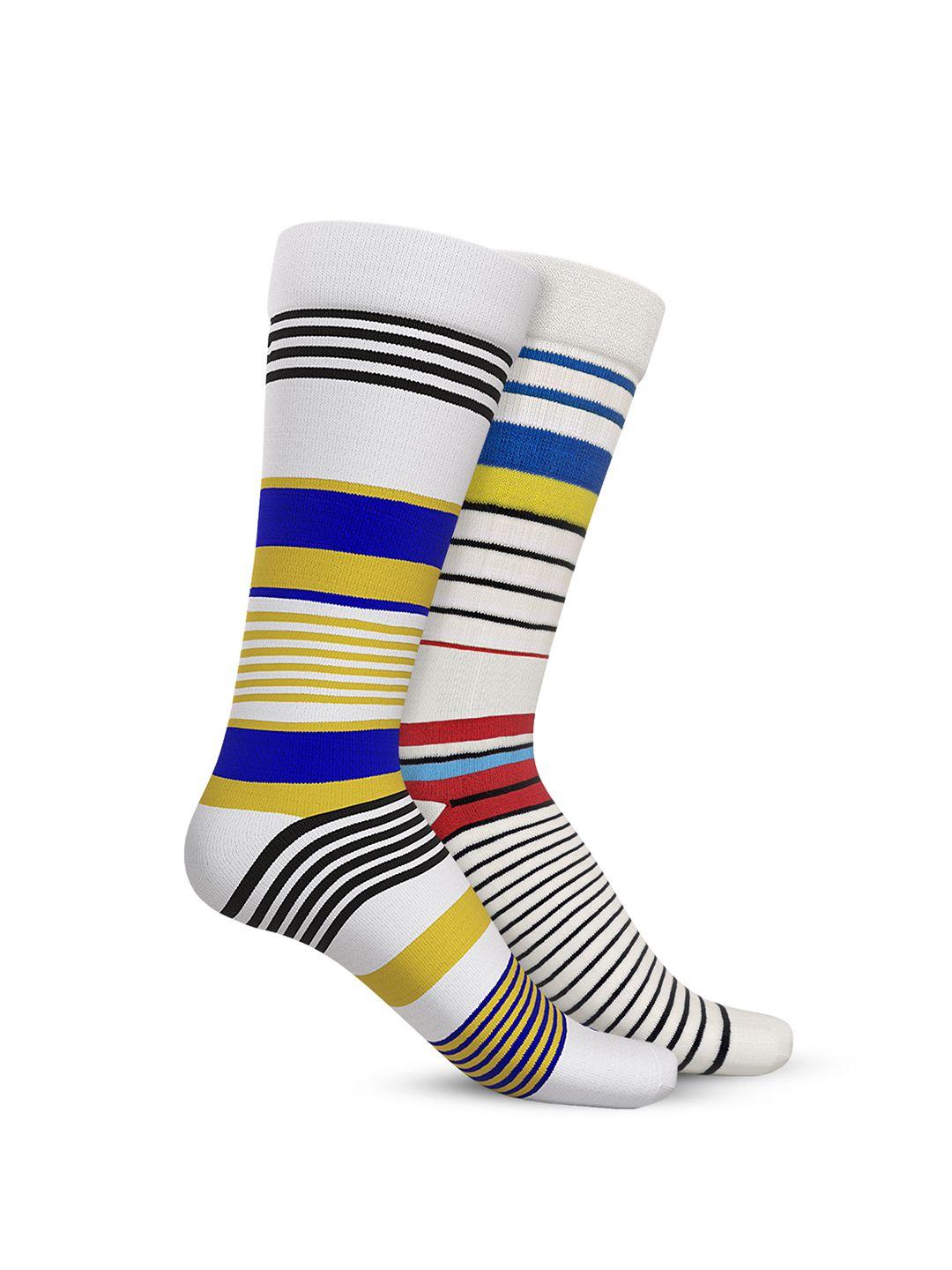 talkingsox pack of 2 striped calf length socks