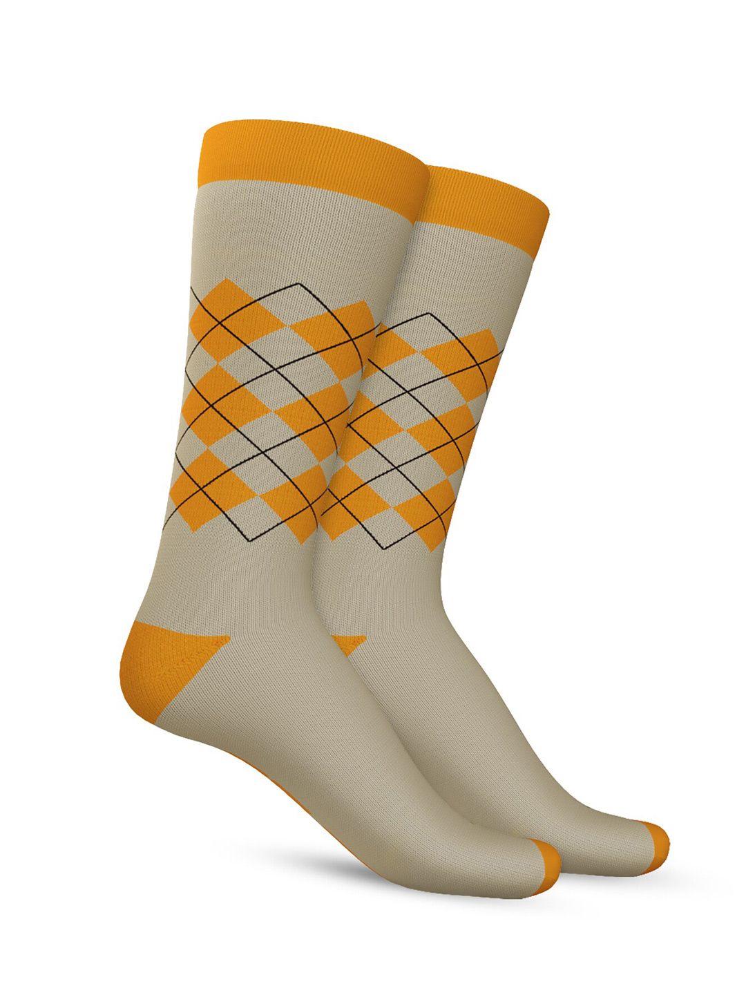 talkingsox unisex pack of 2 printed calf length socks