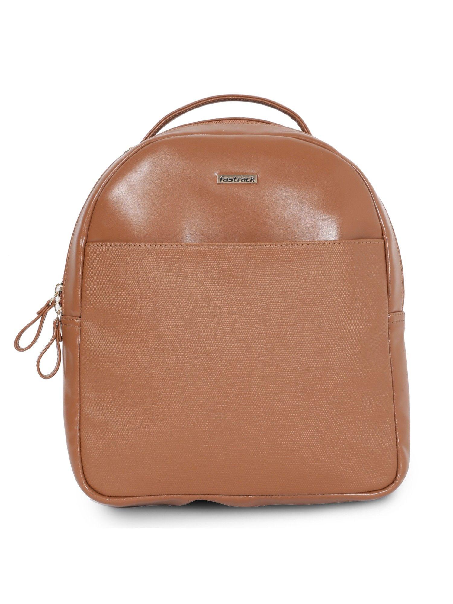 tan backpack