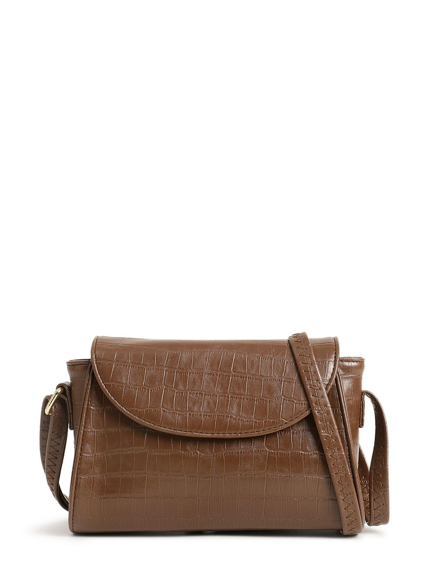 tan brunch sling bag for women