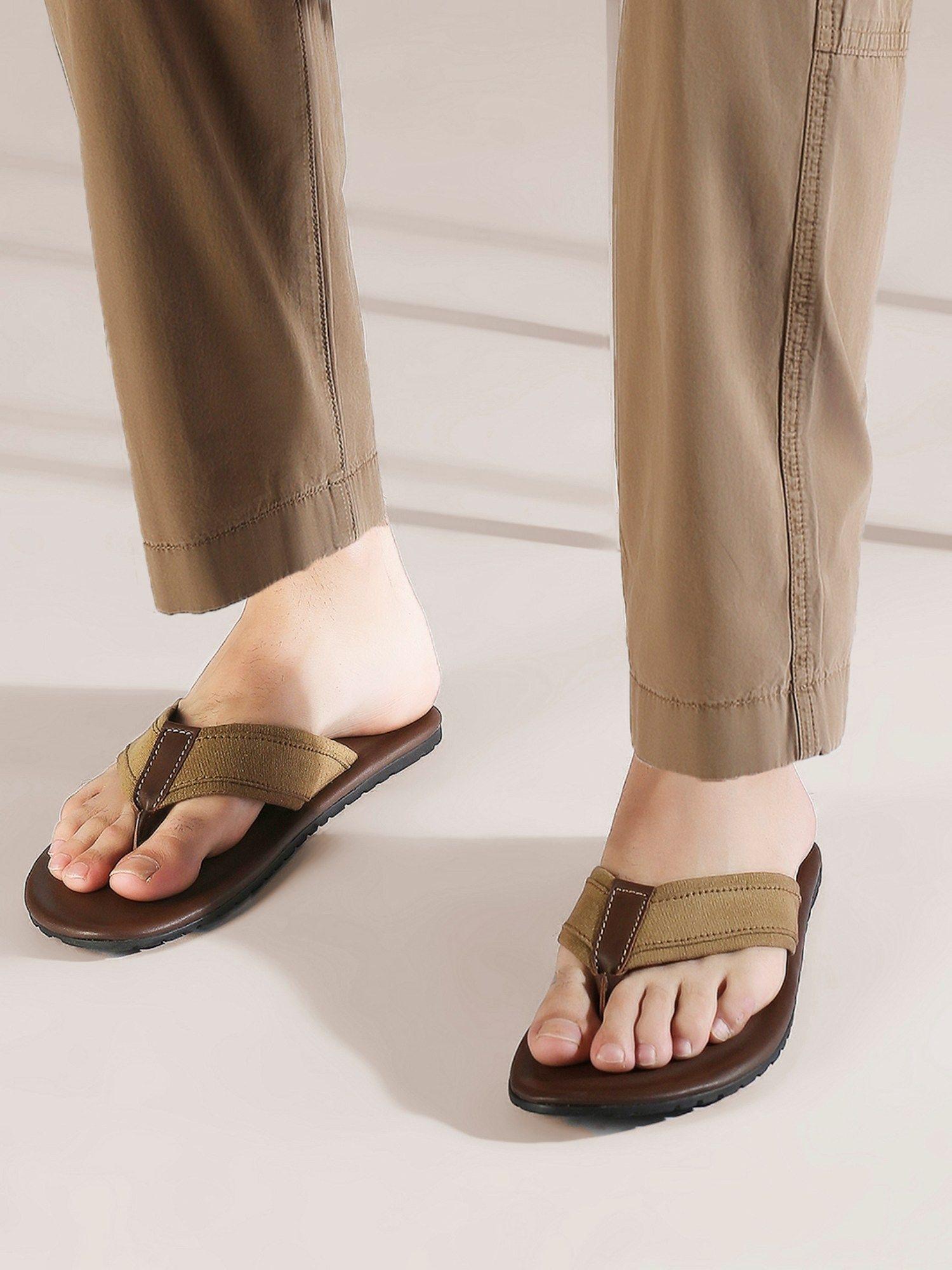 tan casual sandals