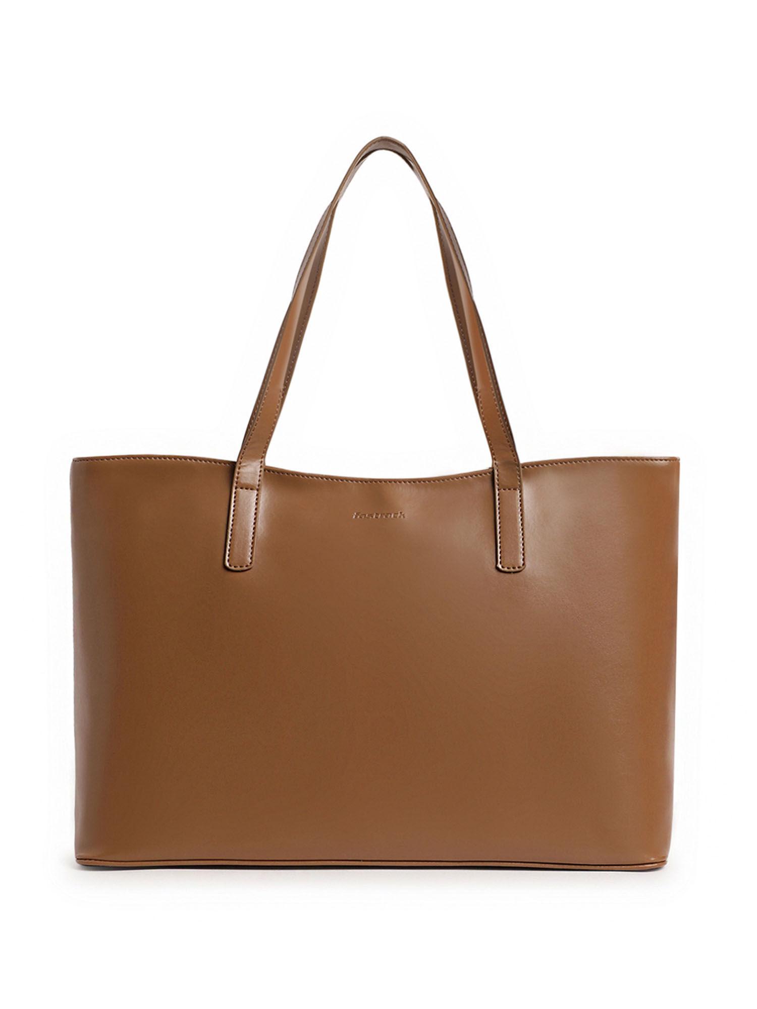 tan college tote bag for women