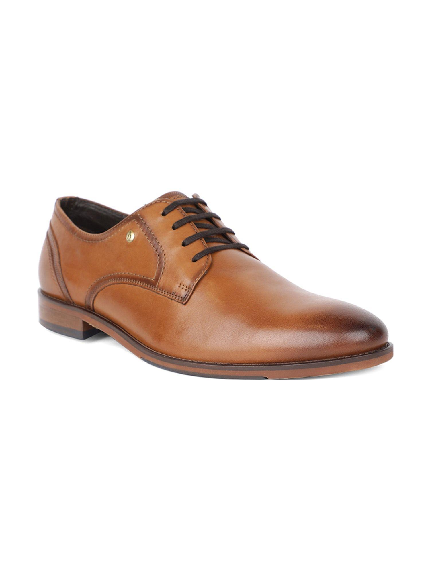 tan formal shoes for men