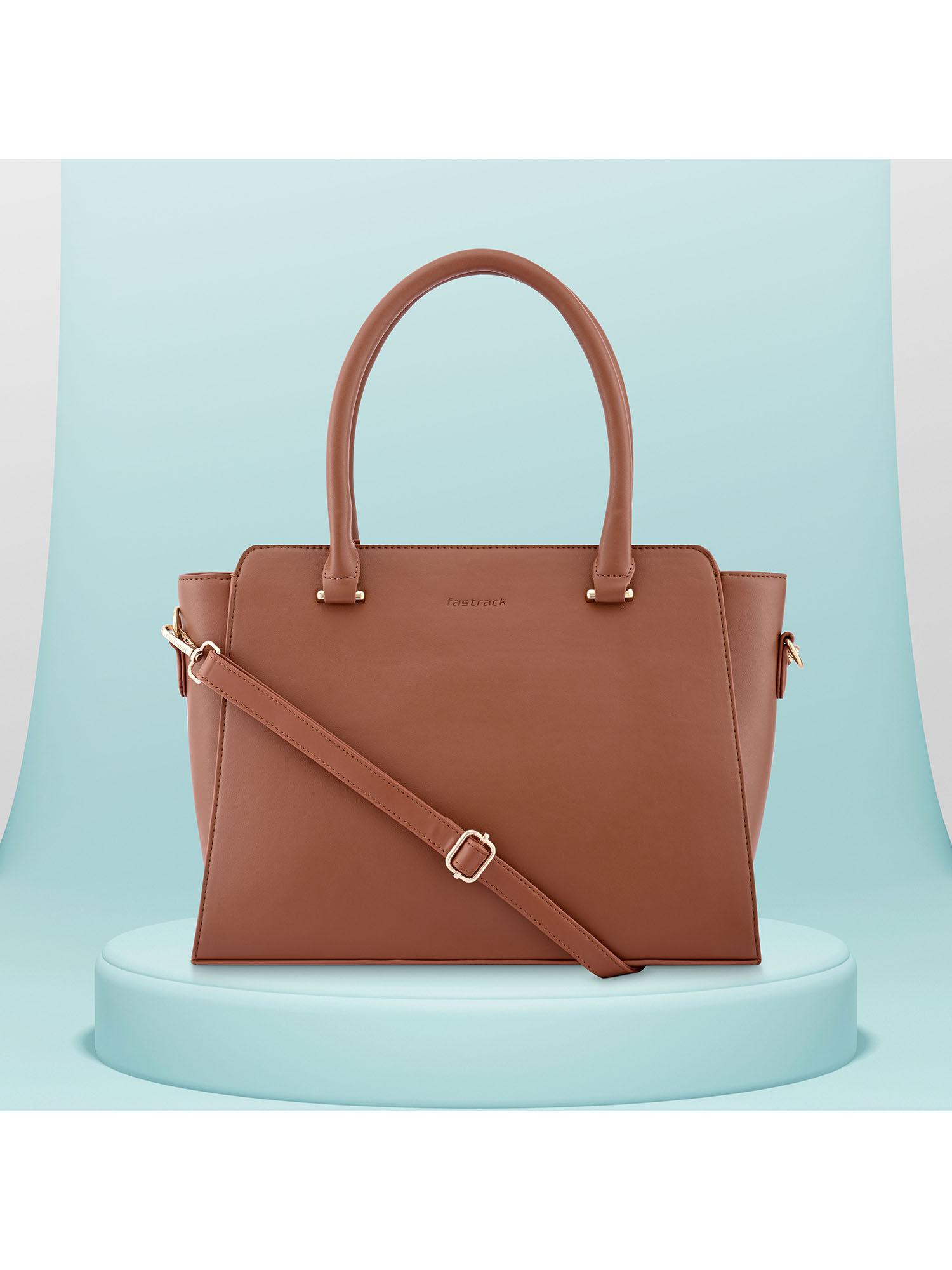 tan satchel for women