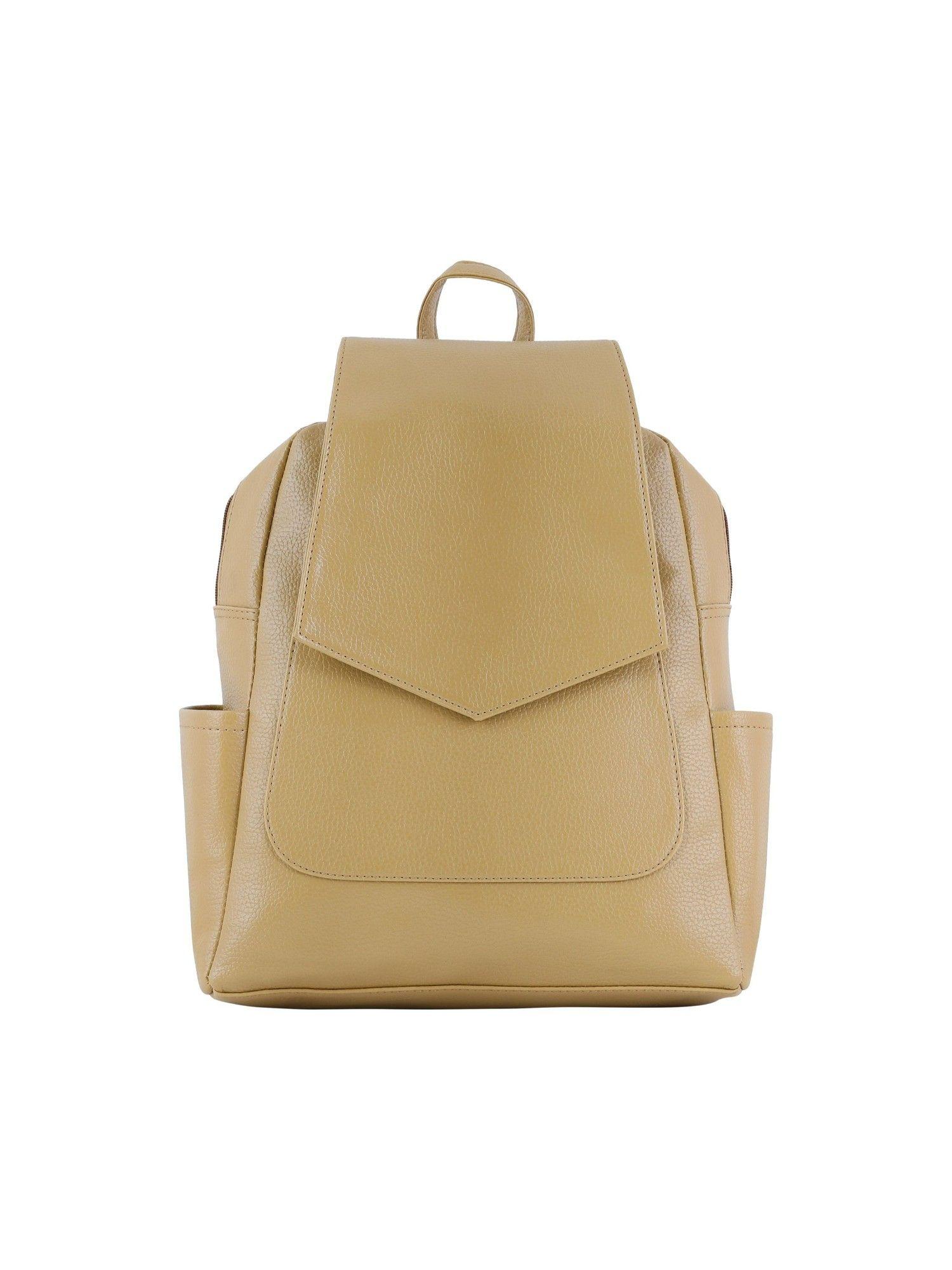 tan simple backpack