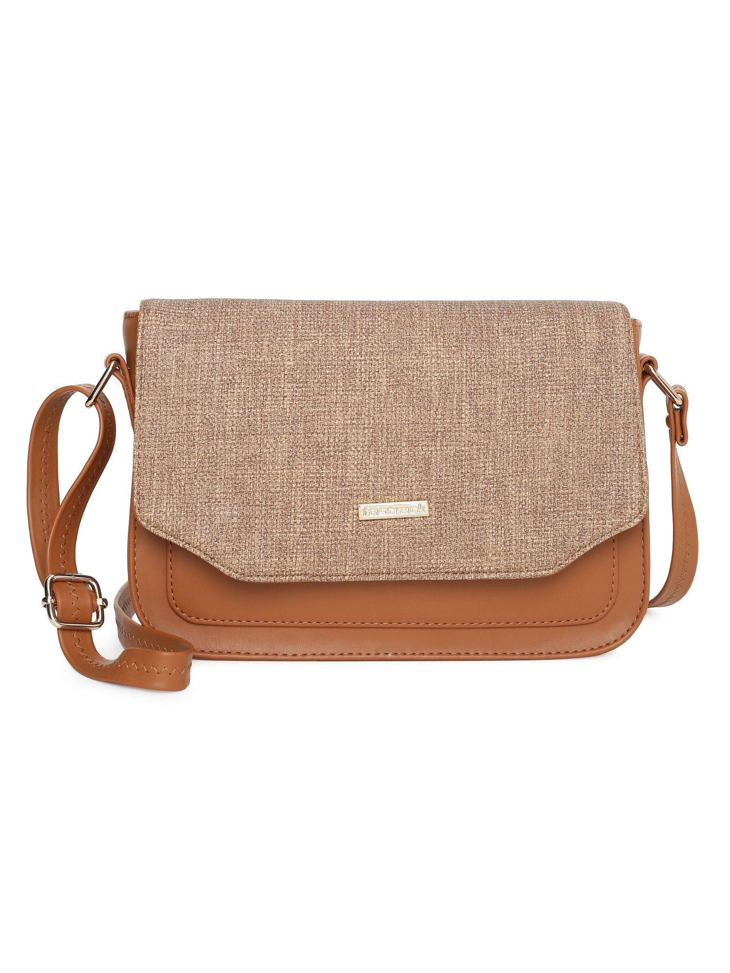 tan sling bag for women