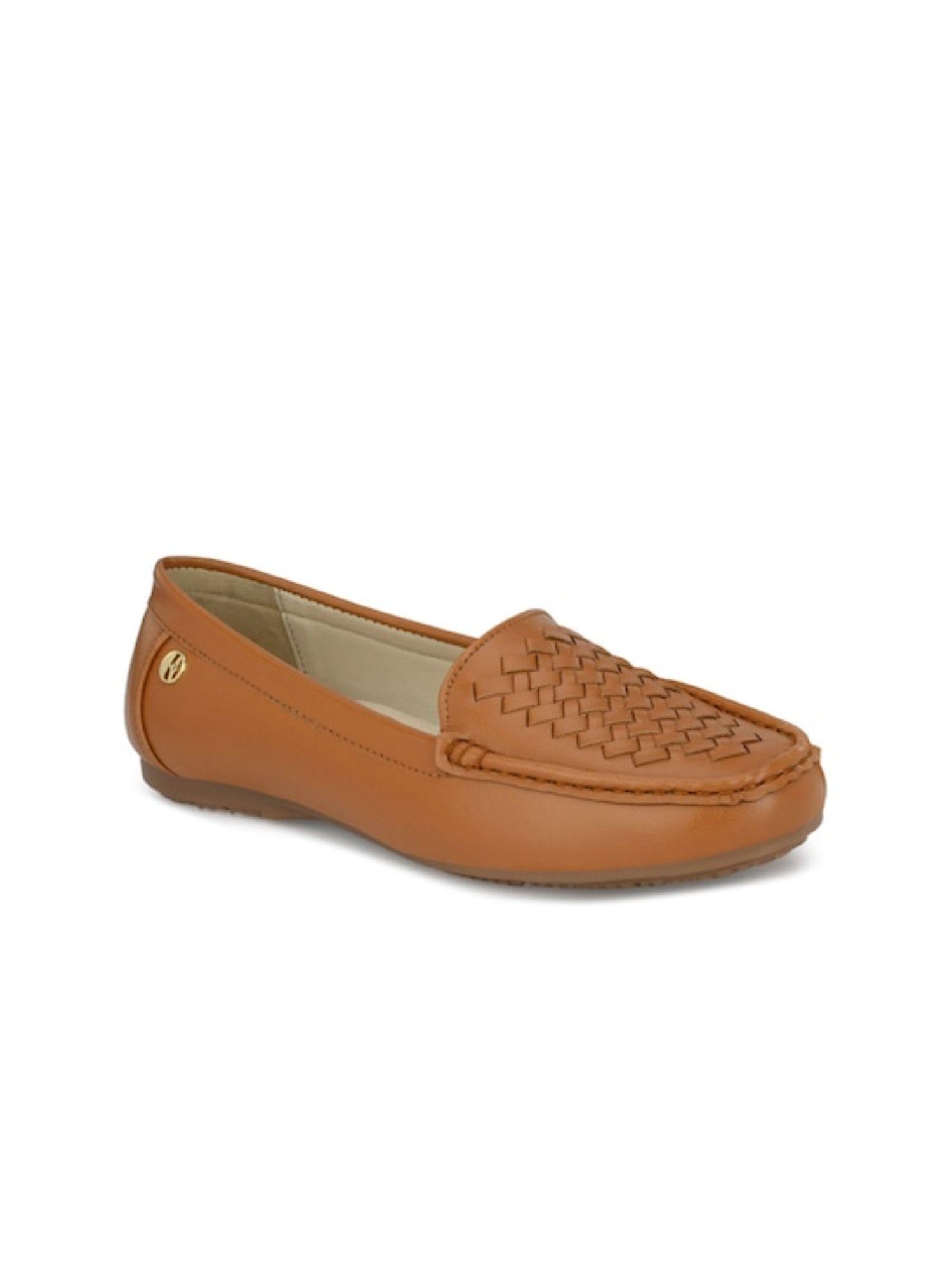 tan women slip on loafers