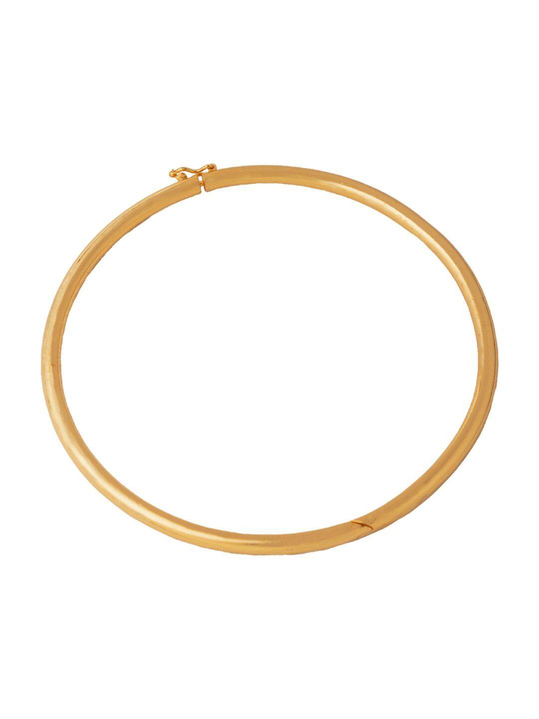 tann trim 18kt gold-plated necklace