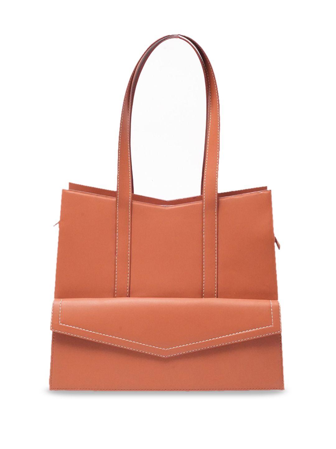 tann trim oversized shopper tote bag