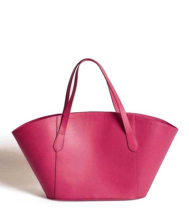 tanned bucket bag (pink)