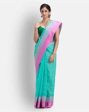 tant weave traditional saree