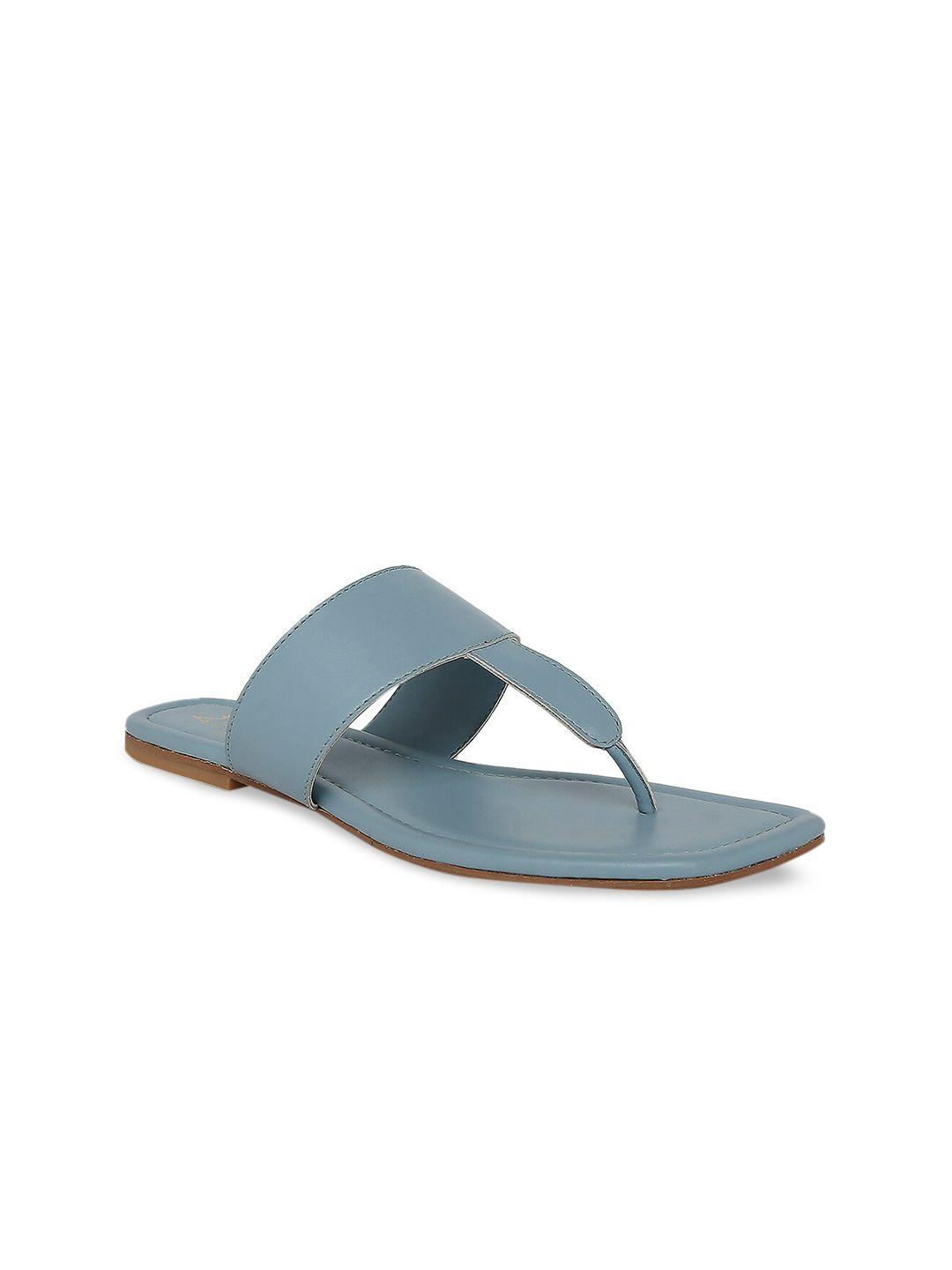 tao paris women blue t-strap flats