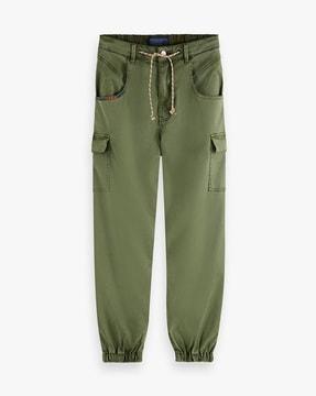 tapered fit cargo joggers