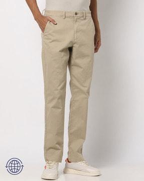 tapered fit chino trousers