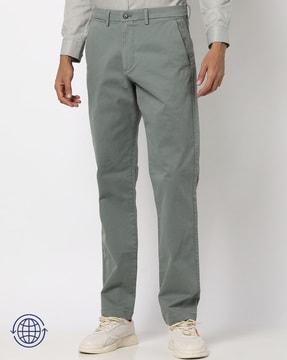 tapered fit chino trousers