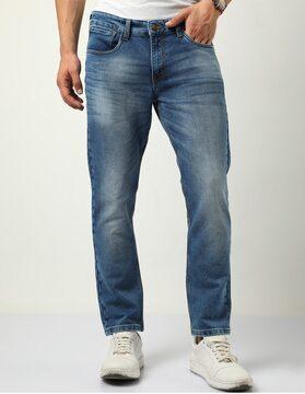 tapered jeans with insert pockets