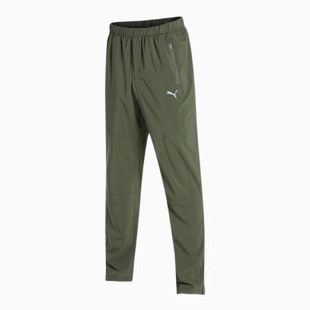 tapered woven regular fit men's pants